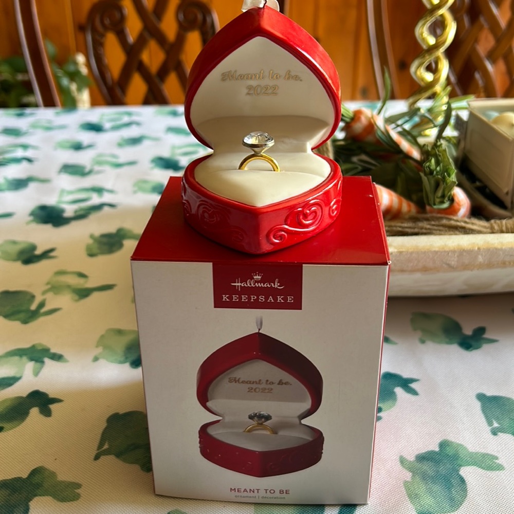Hallmark Keepsake Meant To Be ornament. Remember the big day with a keepsake!💍